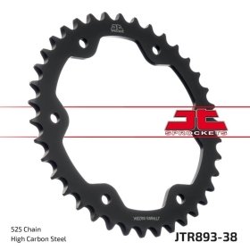 Rear sprocket JTR893.38 ZBK