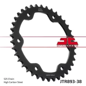 Rear sprocket JTR893.38 ZBK