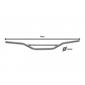 UNIVERSAL HANDLEBAR ALUMINIUM 790mm