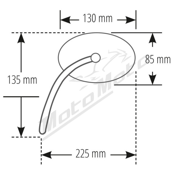 HIGHSIDER Smart Booster-2 Universal mirrors 2pcs