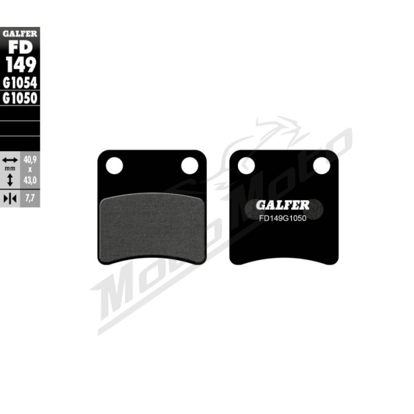 GALFER Brake Pad Orcanic Cagiva / Daelim / Honda / SYM 50 92-14