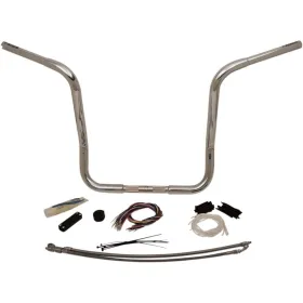FAT BAGGERS INC. Round Top Handlebar Kit Chrome 91.5x30.5cm Harley Davidson FLHT / FLHTC / FLHTCU / FLHTK / FLHX 1584-1923 08-13