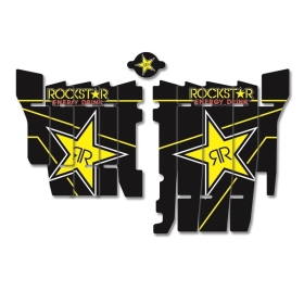 BLACKBIRD Rockstar Energy radiatoriaus grotelių lipdukų rinkinys Honda CRF250R 2018-2021