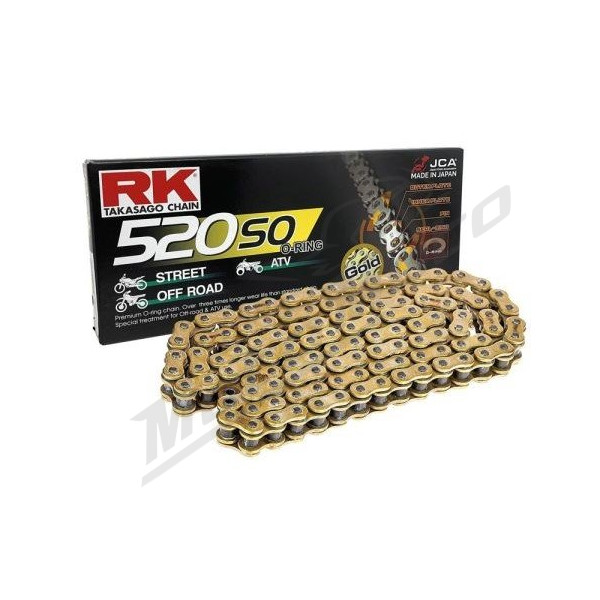 Rk drive chain 520SO gold color