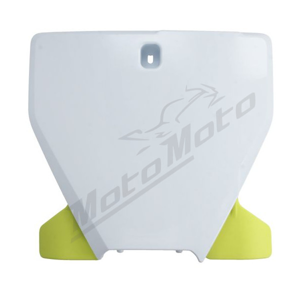 Priekinio numerio plastikas baltas CEMOTO Husqvarna FC / TC / FX 125-450cc 2018-2022