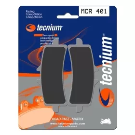 TECNIUM Racing mettalizuotos anglies pluošto stabdžių trinkelės MCR401 MV Agusta KTM / Triumph / Ducati / Kawasaki / Aprilia / Honda 675/2500 08-24
