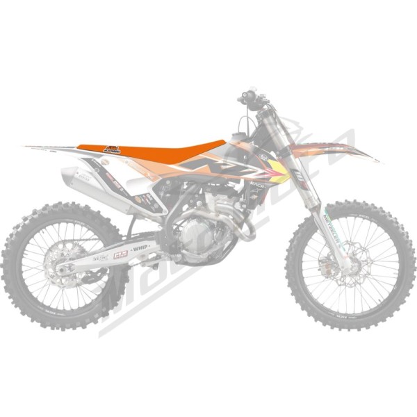 BLACKBIRD RACING Replika Komandos sėdynių užvalkalas KTM EXC / EXC-F / SX / SX-F 150-450cc 16-19