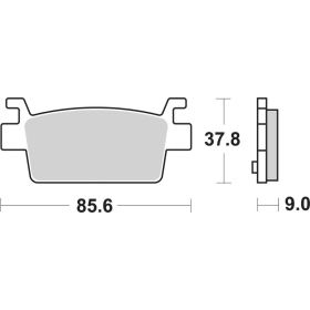 BREMBO Carbon Ceramic Brake Pads - 07121