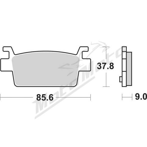 BREMBO Carbon Ceramic Brake Pads - 07121