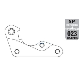 Galfer brake disc adapter 270mm Yamaha YZF 250-450 2008
