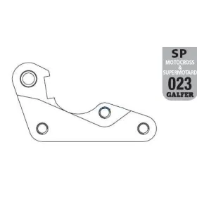 Galfer brake disc adapter 270mm Yamaha YZF 250-450 2008