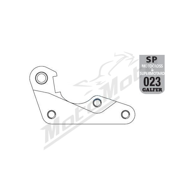 Galfer stabdžių disko adapteris 270mm Yamaha YZF 250-450 2008