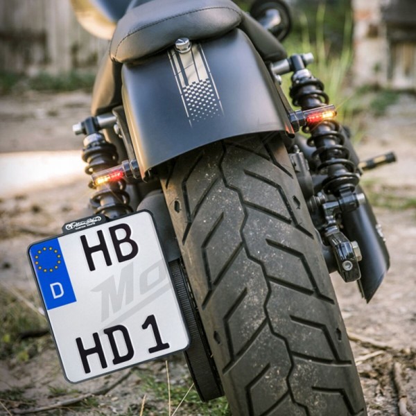 HEINZ BIKES Winglets Led 3in1 Turn Signals Harley Davidson FLD / FLHR / FLHT / FLHX / FLTRI / XL / XR 500/1977 93-24