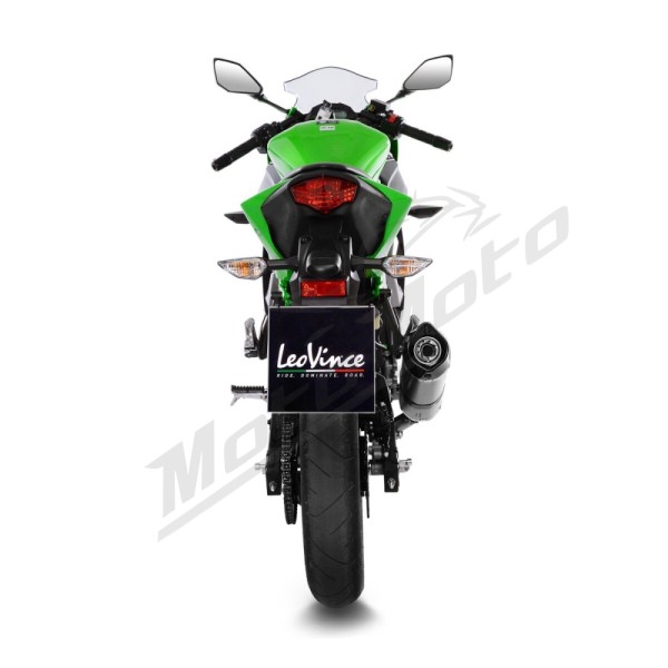 LEOVINCE LV One Evo Stainless Steel Slip-On Muffler KAWASAKI Z 125 19-24/NINJA 125 19-24