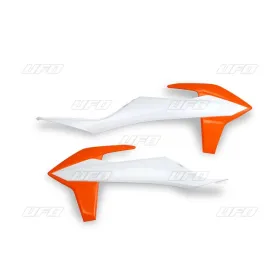 UFO White Radiator Covers For KTM EXC / EXC-F / SX / SX-F 125-500cc 19-23