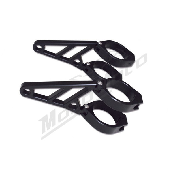 HIGHSIDER Pro Headlight bracket set black Ø38-41