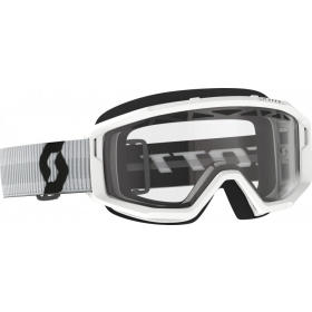 Off Road Scott Primal Enduro White Goggles (Clear Lens)