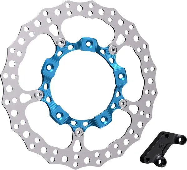 ARLEN NESS Big Brake 14" Full Floating Brake Rotor Kit Harley Davidson FLHR / FLHRXS / FLHTCU / FLHTCUTGSE 1690-1923cc 14-24
