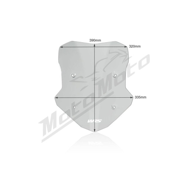 WRS BM058F STANDARD Priekinis stiklas BMW F900XR ABS 20-24
