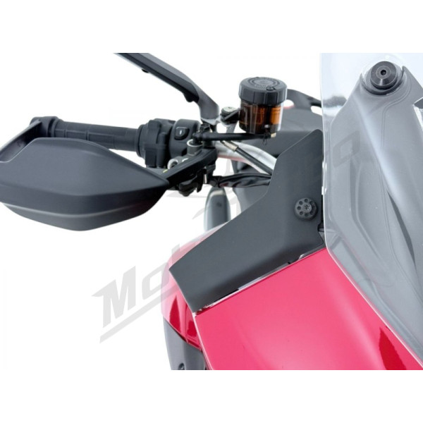 WRS DU039NO Side Deflectors Sport Matt Black Ducati Multistrada V2 900cc ABS 2025