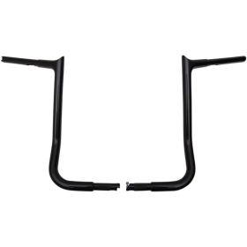FAT BAGGERS INC. Pointed Top Handlebar Black 91.5x40.5cm Harley Davidson FLH / FLHT / FLHTCU / FLHTCUI / FLHXST 1340-1923 86-22