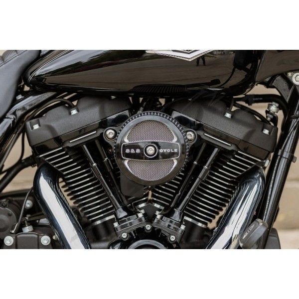 S&S CYCLE Stealth Air Cleaner Cover Harley Davidson FLD / FLDE / FLFB / FLFBS 883-1977cc 84-23