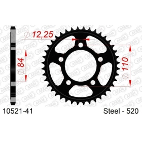 AFAM Steel Standard Rear Sprocket 520 51 teeth ​​​​​​​HONDA CB / CBR / CL 500cc 19-25