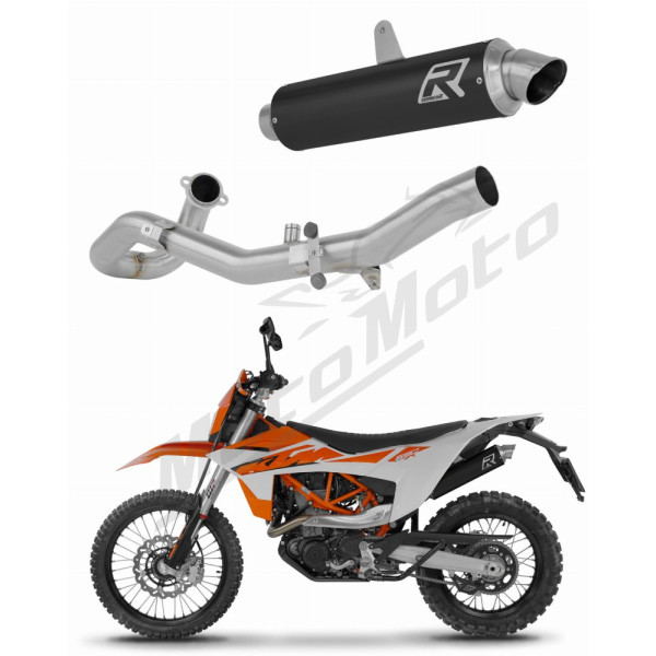 Dominator Full Exhaust System GPF BLACK + dB killer KTM 690 Enduro R 2026