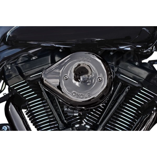 S&S CYCLE Stealth Teardrop Air Cleaner Kit Harley Davidson FLDE / FLFB / FLFBS 1750-1923cc 17-25
