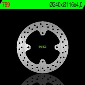 NG BRAKES 799 galinis fiksuotas stabdžių diskas KAWASAKI KLX / KX / SUZUKI RM-Z 125-450 03-24