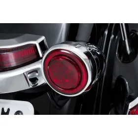 CIRO Fang® Rear Red Turn Signal Light Inserts HARLEY DAVIDSON FLFB / FLFBS / FLHRXS / FLHX / FLHXS / FLS / FLTRX / FXDB / XL 883-1868 07-24