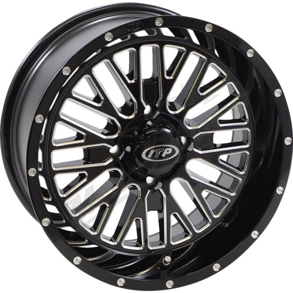 ITP Momentum Wheel 15x7 4/110 4+3 Black
