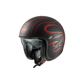 Premier Helmets Vintage FR Red Chromed