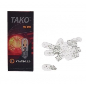 Light bulbs TAKO 12V 3W W3W / 10pcs