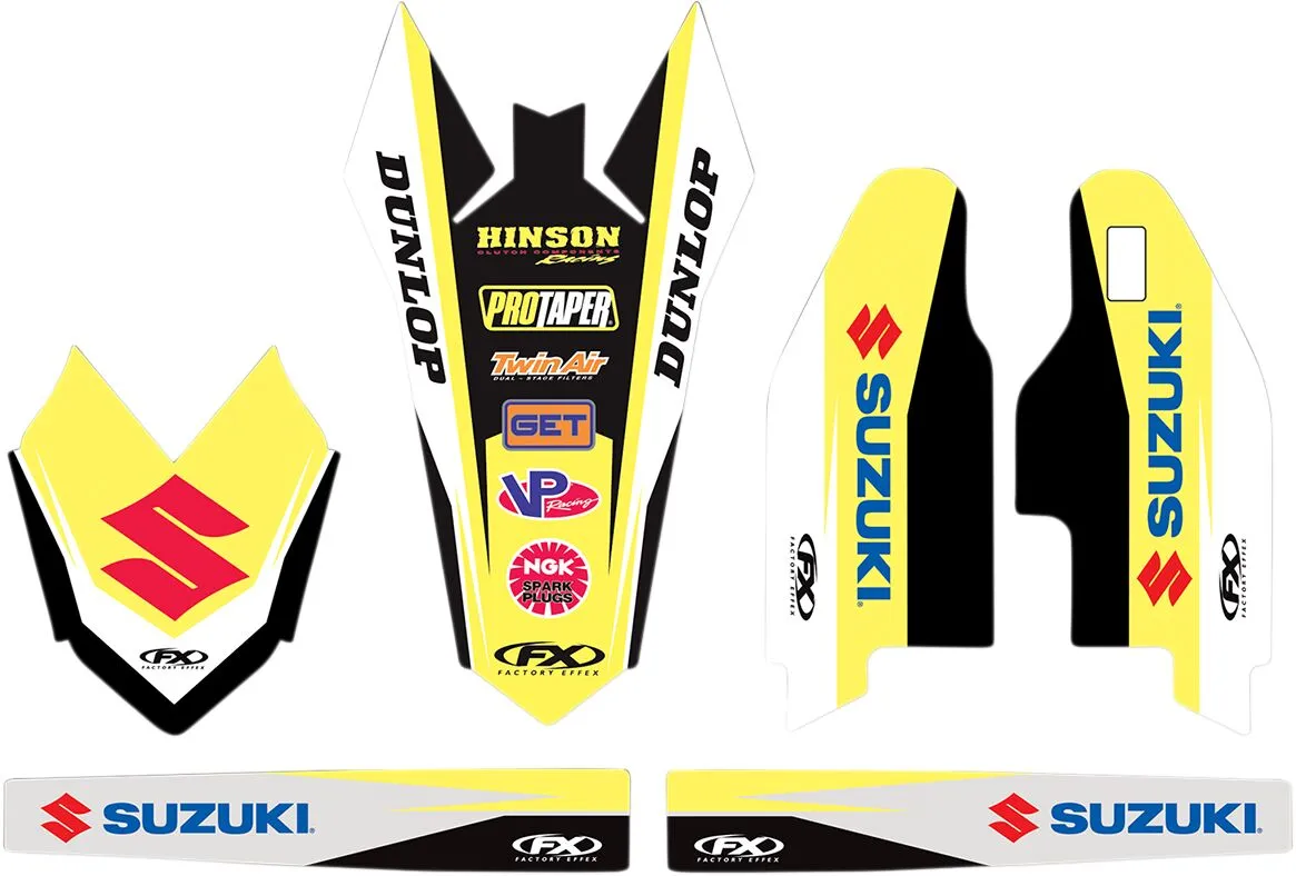 FACTORY EFFEX Trim Kit grafikų kompl. Suzuki RM-Z 250-450cc 18->