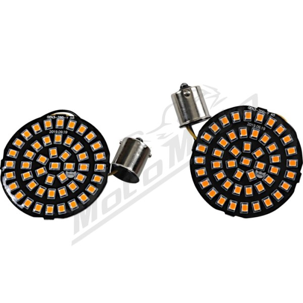 DRAG SPECIALTIES LED posūkių signalai be dangtelių Harley Davidson FLSTC 1340cc 99