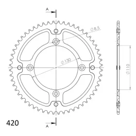 Supersprox Stealth Rear sprocket 272-209-RST Honda CR / CRF 85-150 03-22