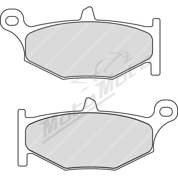 Ferodo Brake pads rear 40,7x89,4x9,8mm Suzuki GSX / GSX-R 600-1300 06-12