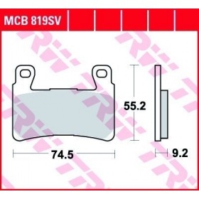 STABDŽIŲ TRINKELĖS TRW MCB819SV ROUTE