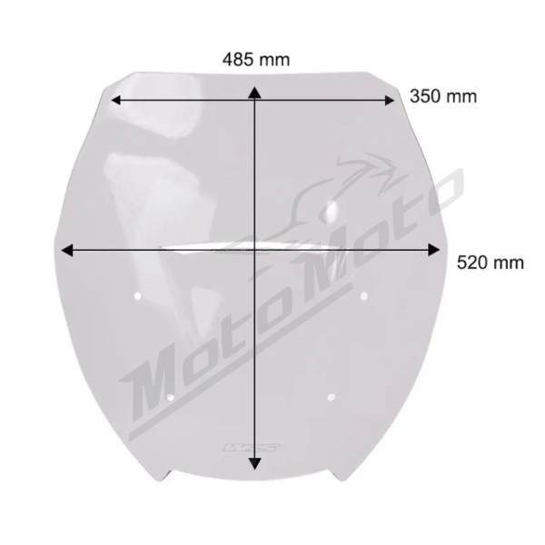 WRS Windshield Intermedio Honda NSS 750 ABS 2025 Smoke