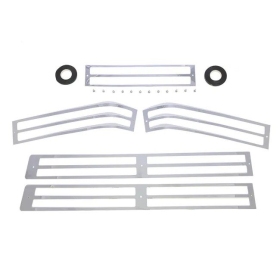 PARTS UNLIMITED Saddlebag Lens Grille Set Honda GL 1200/1500 88-99