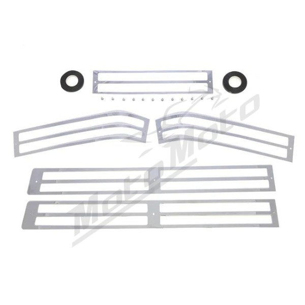 PARTS UNLIMITED Saddlebag Lens Grille Set Honda GL 1200/1500 88-99