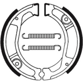 TECNIUM Street Organic Brake shoes BA029 Honda NX / XL / XR 250/350cc 78-93