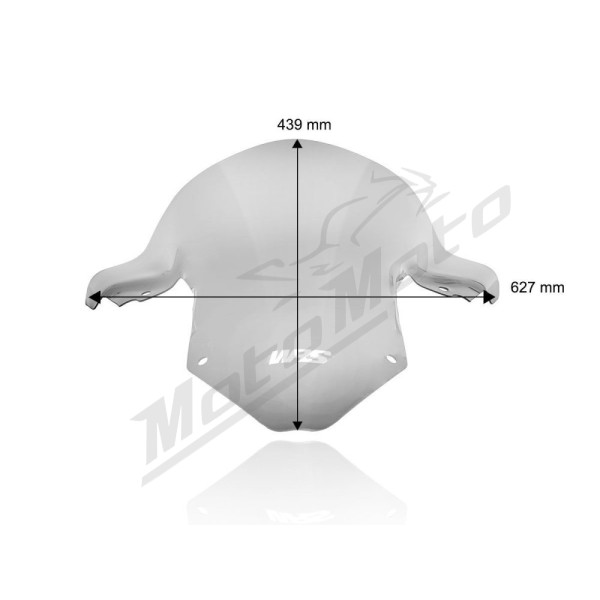 WRS BM051F RACE Priekinis stiklas Lengvai Tamsintas BMW M / S 1000RR 19-24