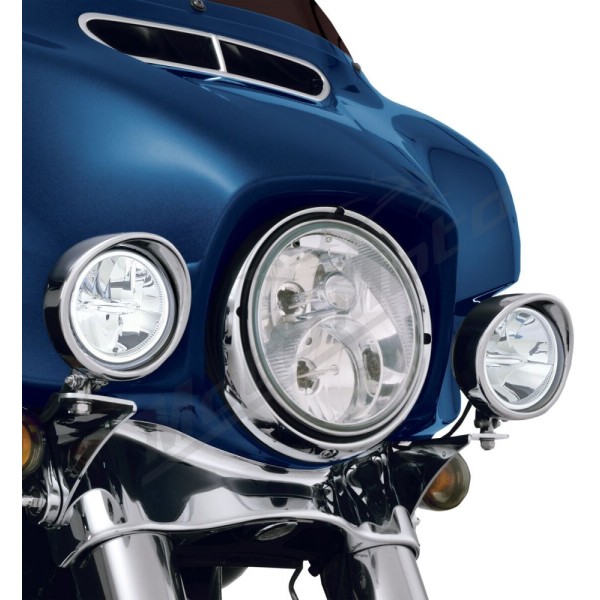 SHOW CHROME 3.5" LED Driving Light Kit HARLEY DAVIDSON FLHX 1340-1923 96-24