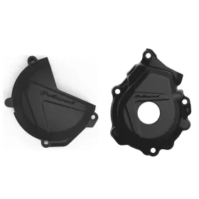Polisport alternator cover (lid) cover and clutch cover and water pump cover kit KTM / Husqvarna 250-350 16-22
