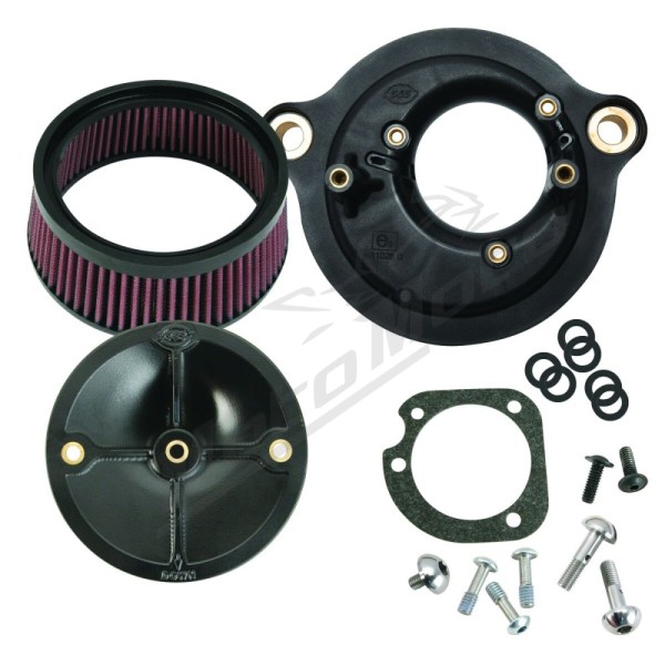 S&S CYCLE Stealth Two Air Cleaner Kit Harley Davidson FLDE / FLFB / FLFBS / FLHC 1750-1868cc 18-24