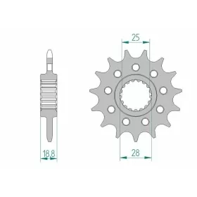 AFAM Steel Standard Front Sprocket 61802 - 520 15-16 teeth APRILIA RSV4 1000-1100cc 09-24