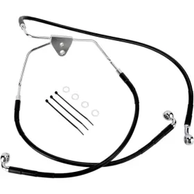 DRAG SPECIALTIES Stainless Steel Brake Line Kit Harley Davidson FLHR / FLHRC / FLHRSE / FLHT 1450-1800cc 08-13
