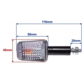 Universal turn signals 4pcs